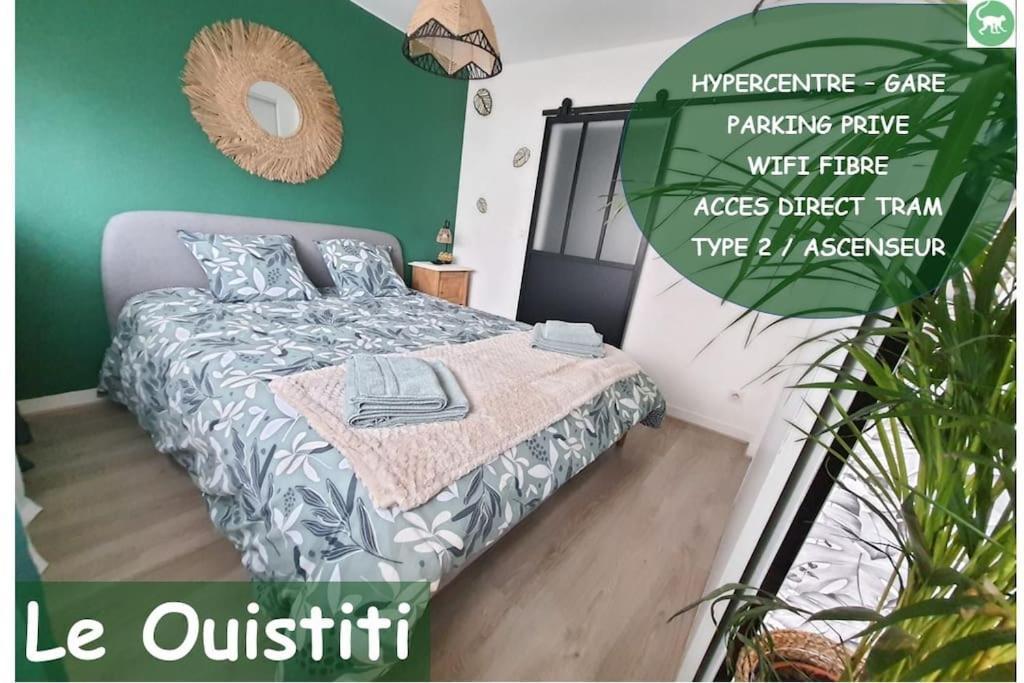Le Ouistiti - 50 M De La Gare - Parking Prive Apartment ตูร์ ภายนอก รูปภาพ